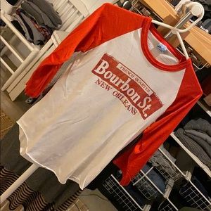 Vintage New Orleans baseball tee.